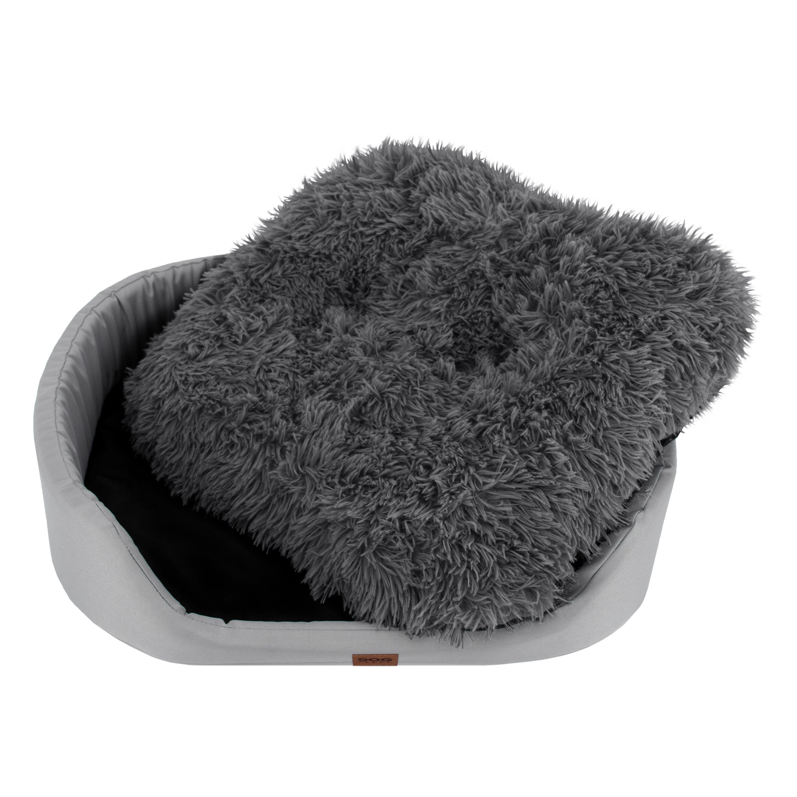 WATERPROOF BED FOR CAT DOG PULL-OUT SOFT CUSHION COUCH 65X55 CM Manufacturer code LEGOWISKO DLA PSA - OXFORD + SHAGGY 65x55