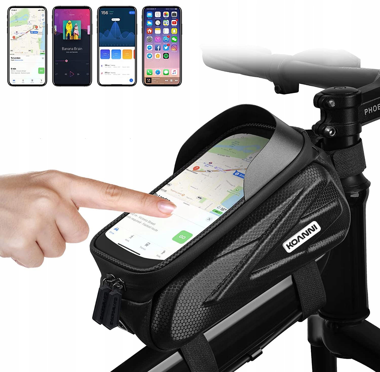 WATERPROOF BICYCLE BAG POUCH PHONE HOLDER EAN (GTIN) 5903686068690