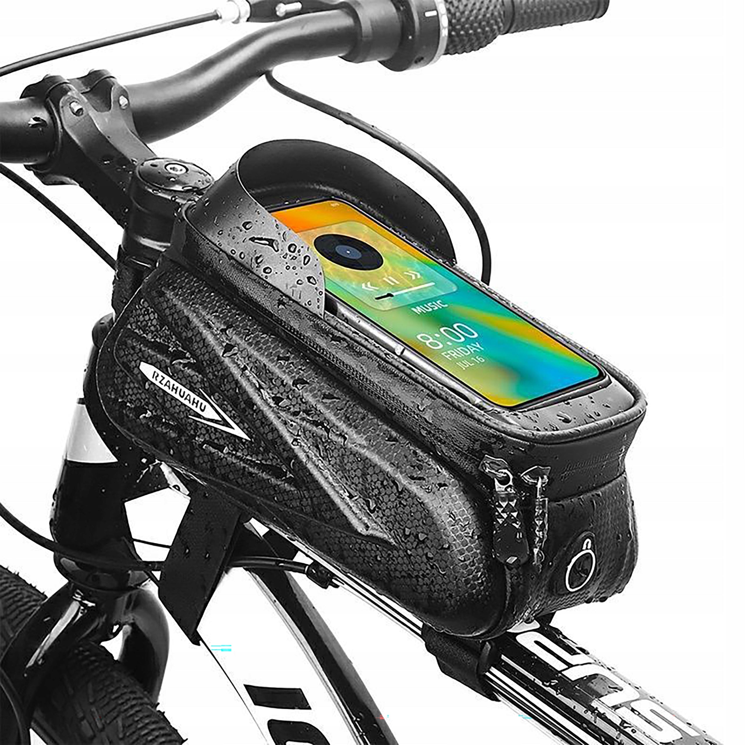 WATERPROOF BICYCLE BAG POUCH PHONE HOLDER FOR FRAME POUCH FOR TEL