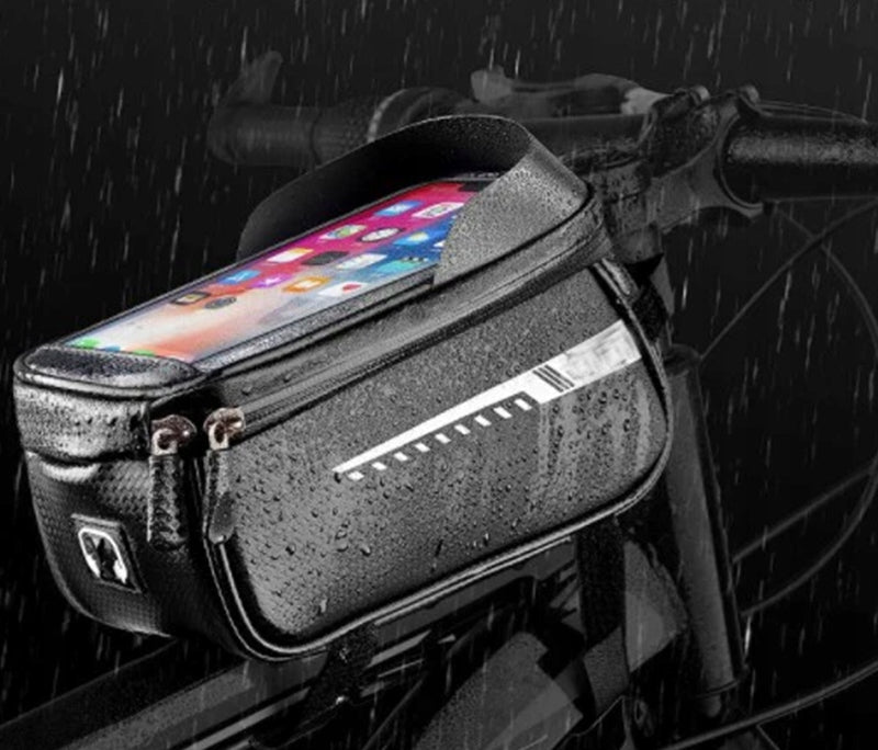 WATERPROOF BICYCLE BAG POUCH PHONE HOLDER SMARTPHONE HANDLEBAR FRAME Brand no brand