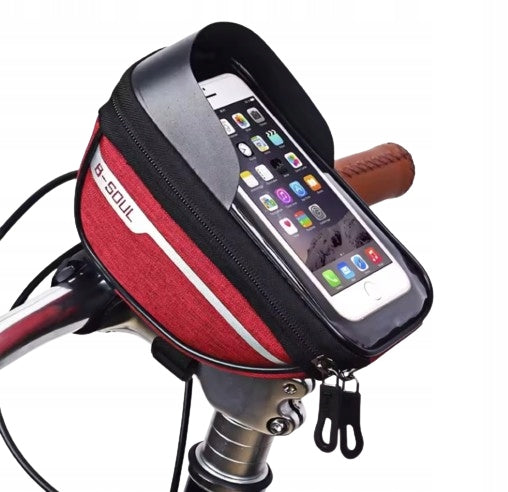 WATERPROOF BICYCLE BAG POUCH PHONE HOLDER SMARTPHONE HANDLEBAR FRAME