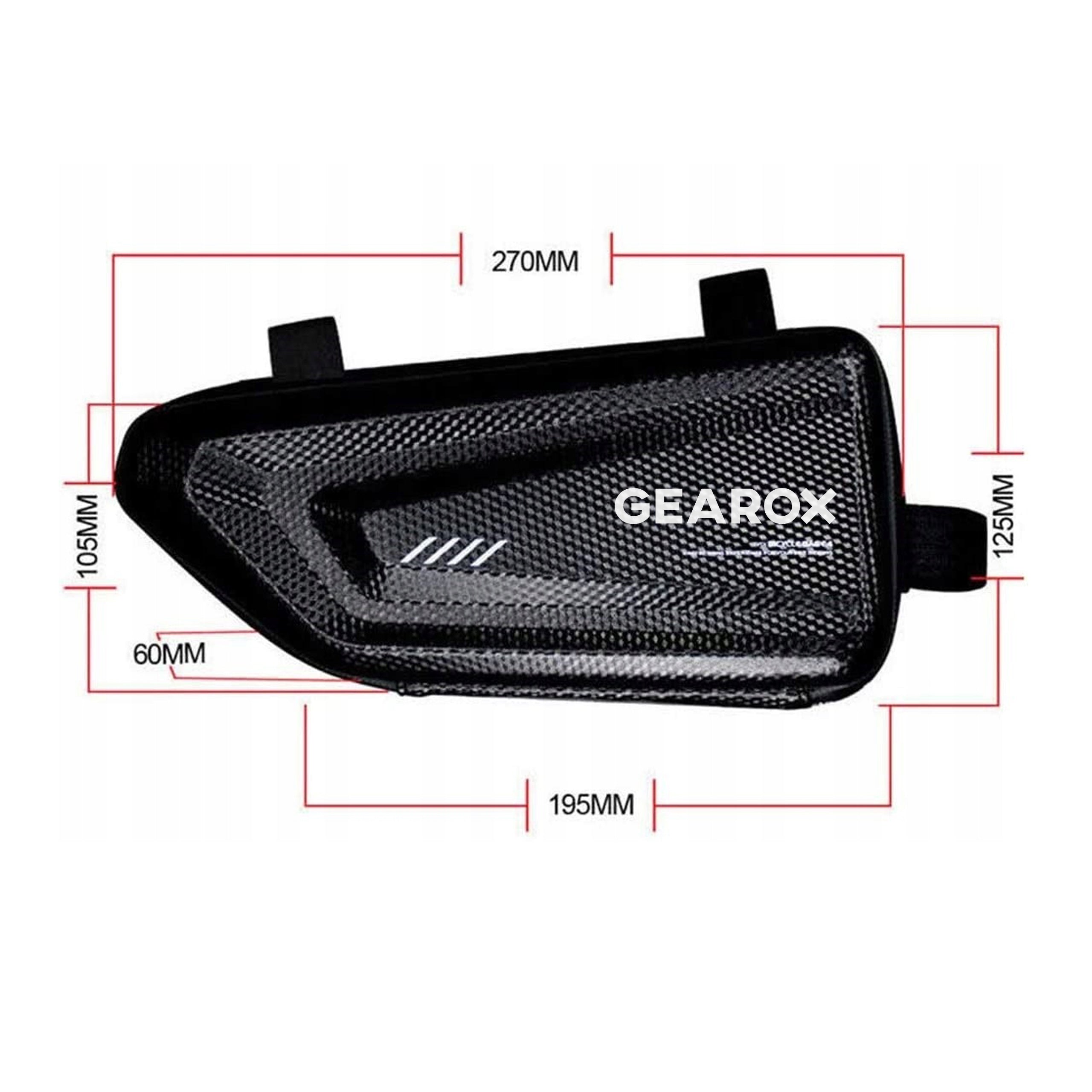 WATERPROOF BICYCLE POUCH BAG FRAME POUCH FOR BICYCLE GEAROX 1,5L Manufacturer code SAKWA GEAROX 153