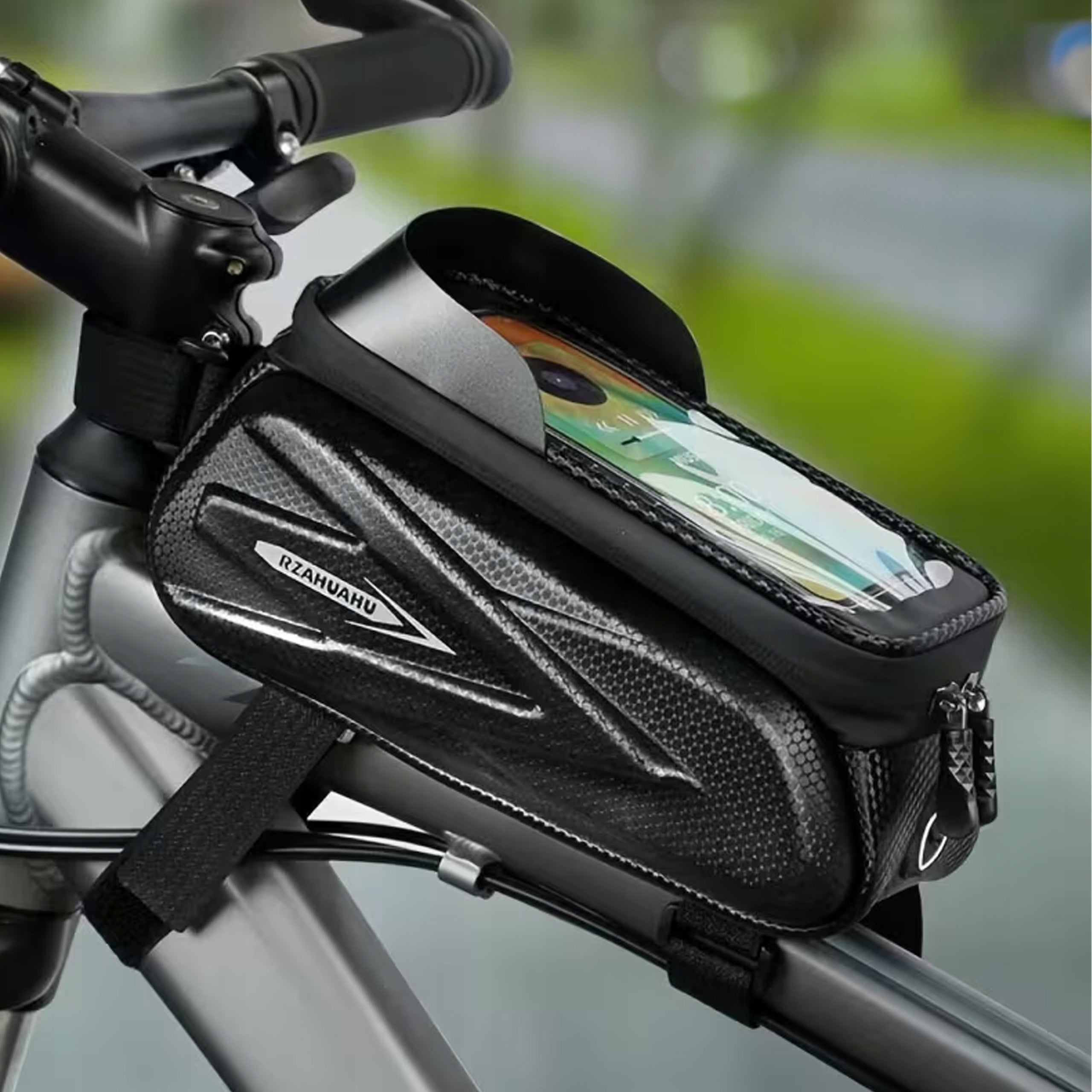 WATERPROOF BICYCLE POUCH BAG FRAME POUCH PHONE CASE 1L GEAROX Model GEAROX RZAHUAHU 145