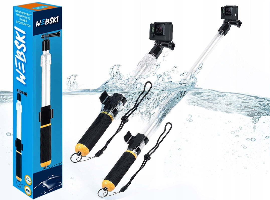 WATERPROOF BUOYANCY STICK FOR GO PRO SELFIESTICK AQUA CAMERAS Kind buoyancy handle