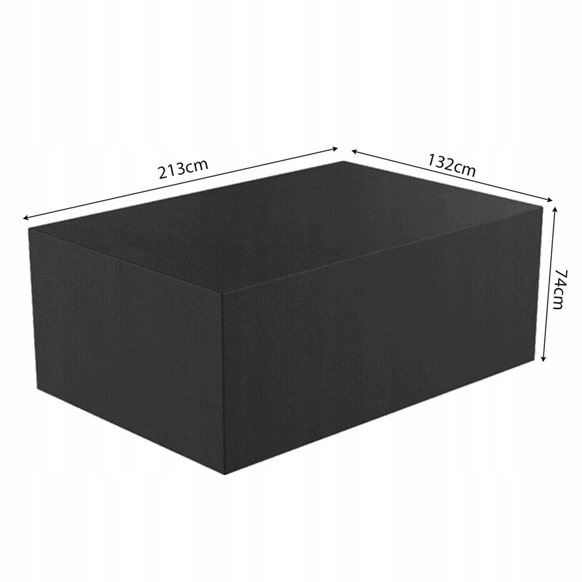 WATERPROOF COVER FOR GARDEN FURNITURE STRONG DURABLE LARGE 213X132X74 CM Length 213 cm