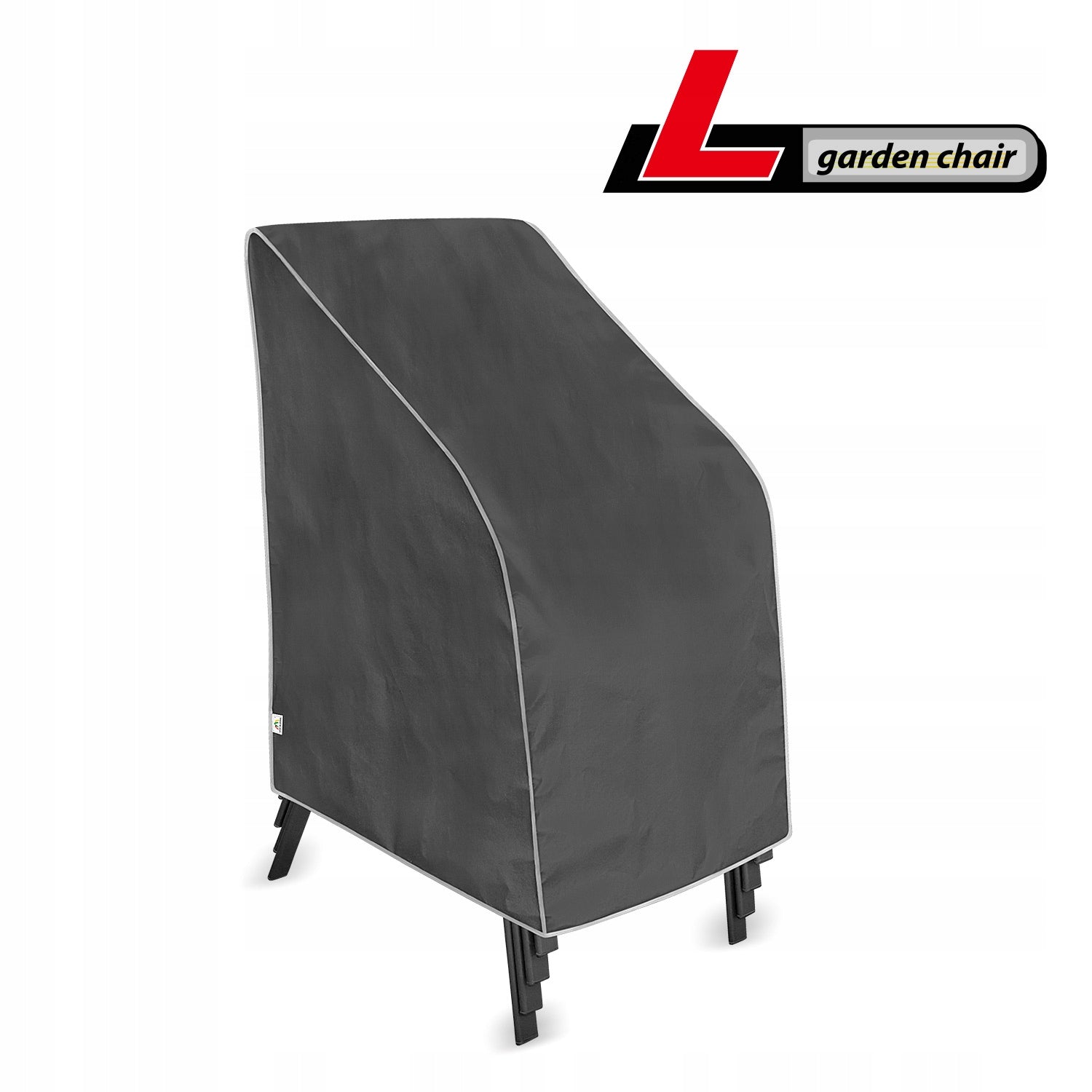 WATERPROOF GARDEN CHAIR PROTECTIVE COVER Tarpaulin Cover GRAPHITE Manufacturer no brand