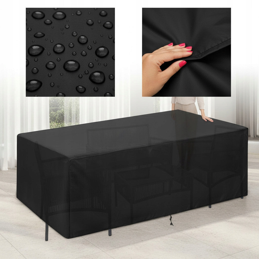 WATERPROOF GARDEN FURNITURE COVER 215x135x105 CM STRONG DURABLE XXL Manufacturer code Pokrowiec na meble ogrodowe wodoodporny 36139
