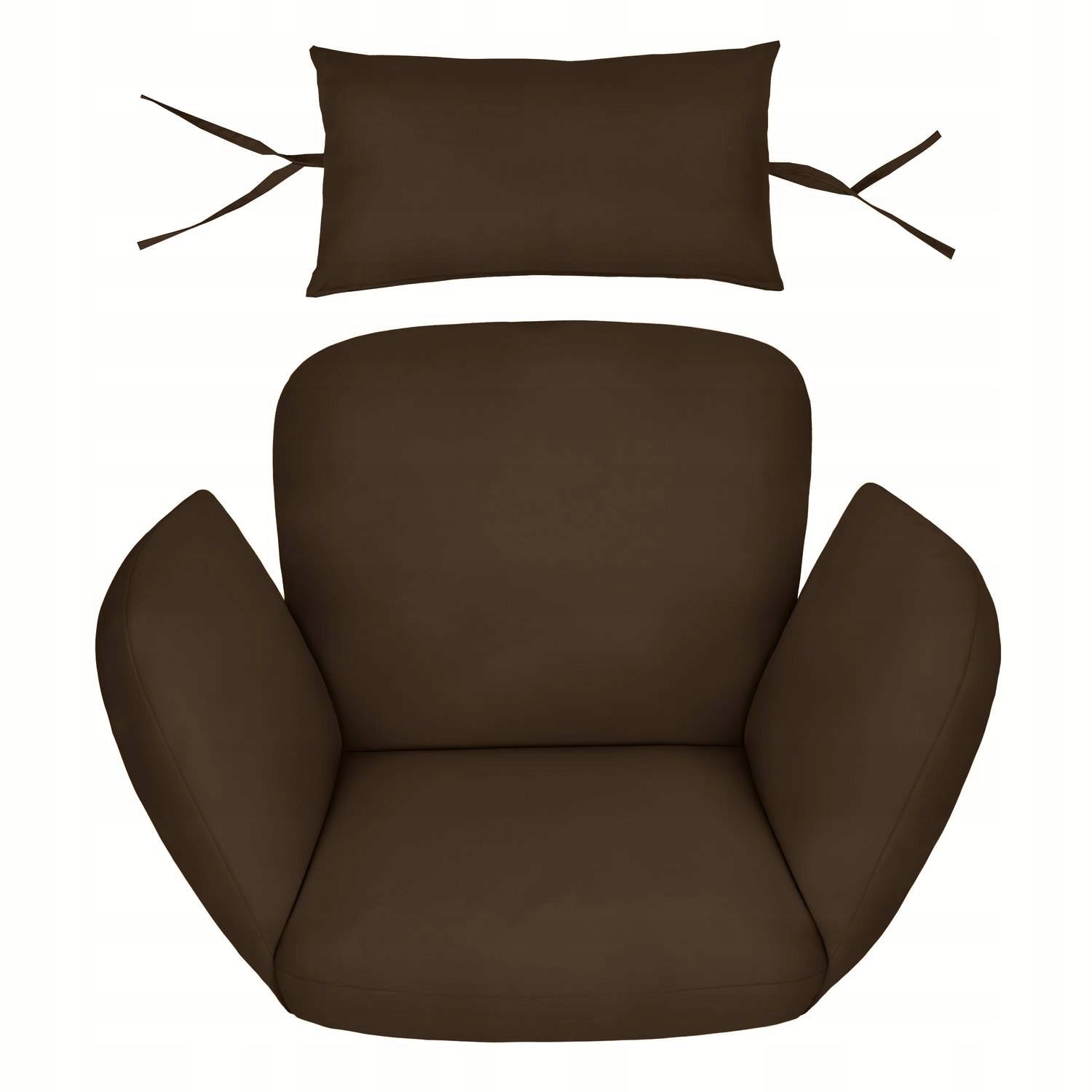 WATERPROOF GARDEN SWING CUSHION CHAIR COCOON HANGING + HEADREST Packaging status original