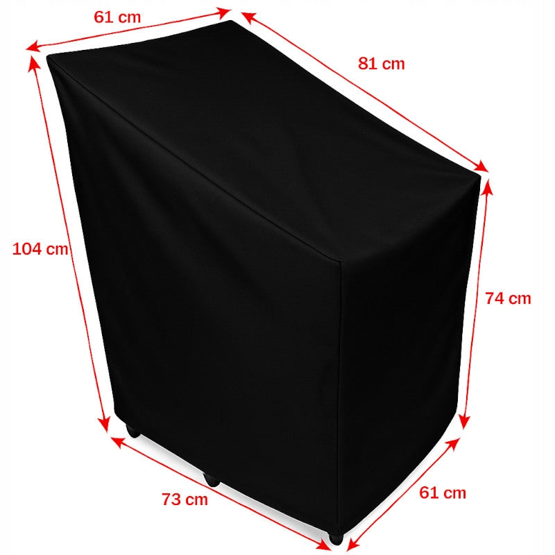 WATERPROOF Garden Chair Cover BLACK Packaging status original