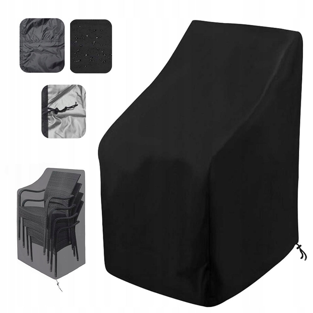 WATERPROOF Garden Chair Cover BLACK