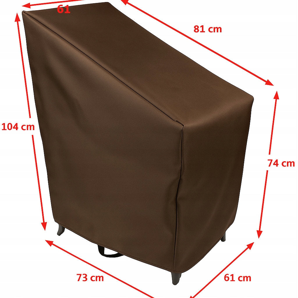 WATERPROOF Garden Chair Cover BROWN Packaging status original