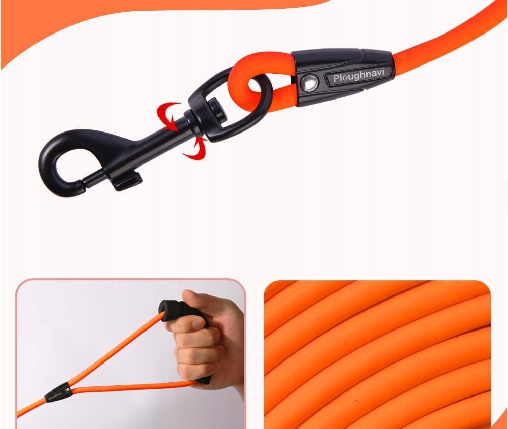 WATERPROOF LEASH FOR DOG TRAINING STRONG 3m Orange Manufacturer code 1.6CM3MPOMARANCZOWAHEXA