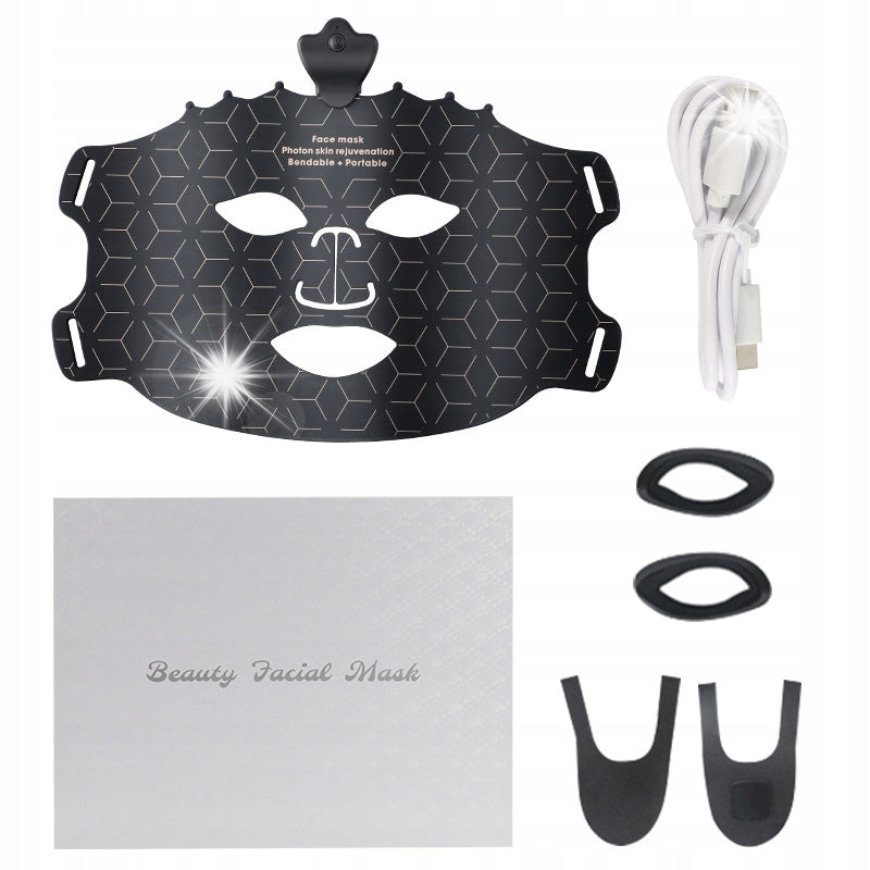 WATERPROOF MASK LIGHT THERAPY LED COMPRESS SKIN CARE