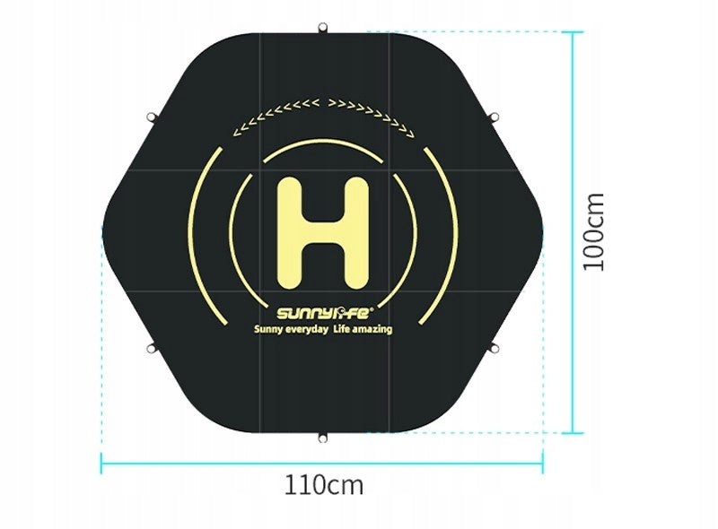 WATERPROOF MAT FOLDING LANDING PAD DOUBLE-SIDED SUNNYLIFE FOR DRONE DJI 110CM Model 303694012