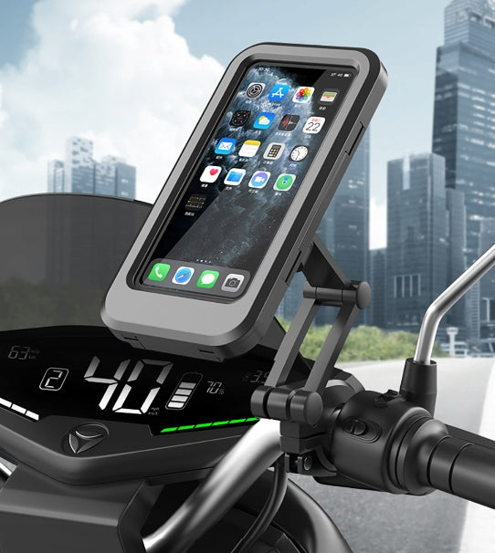 WATERPROOF MOTORCYCLE BIKE HOLDER FOR PHONE FROM 4,5" TO 6,7" Manufacturer code EB655