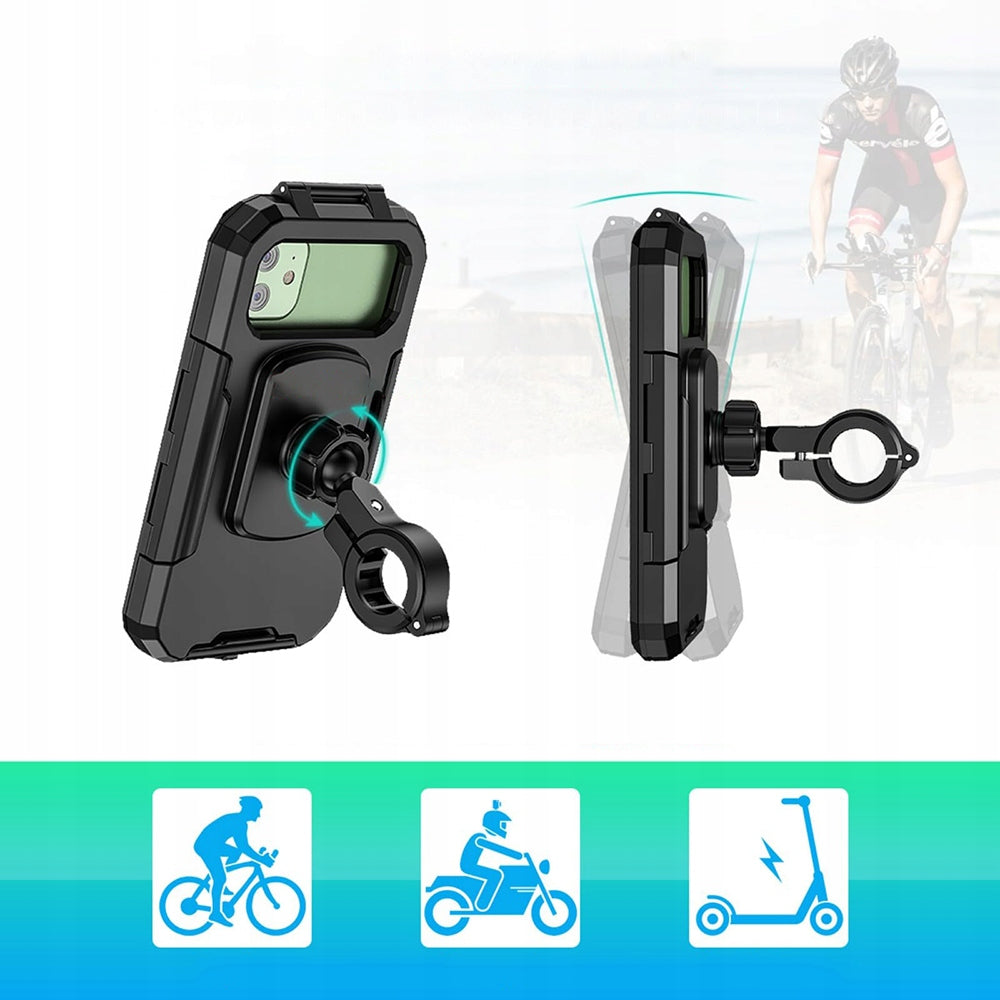 WATERPROOF MOTORCYCLE BIKE HOLDER FOR PHONE SCOOTER ADJUSTABLE Brand no brand
