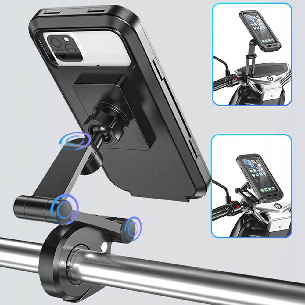 WATERPROOF MOTORCYCLE BIKE HOLDER FOR PHONE SCOOTER ADJUSTABLE Manufacturer code Nocton Holder