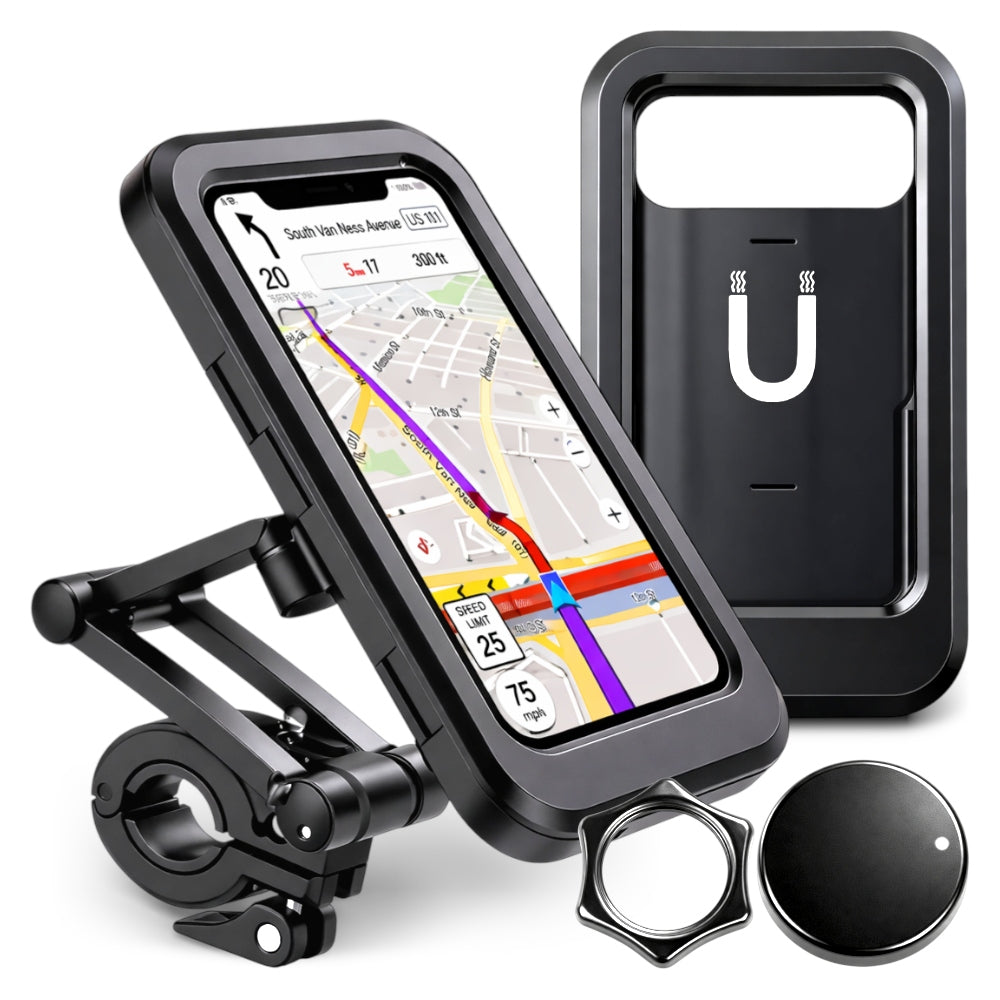 WATERPROOF MOTORCYCLE BIKE HOLDER FOR PHONE SCOOTER ADJUSTABLE