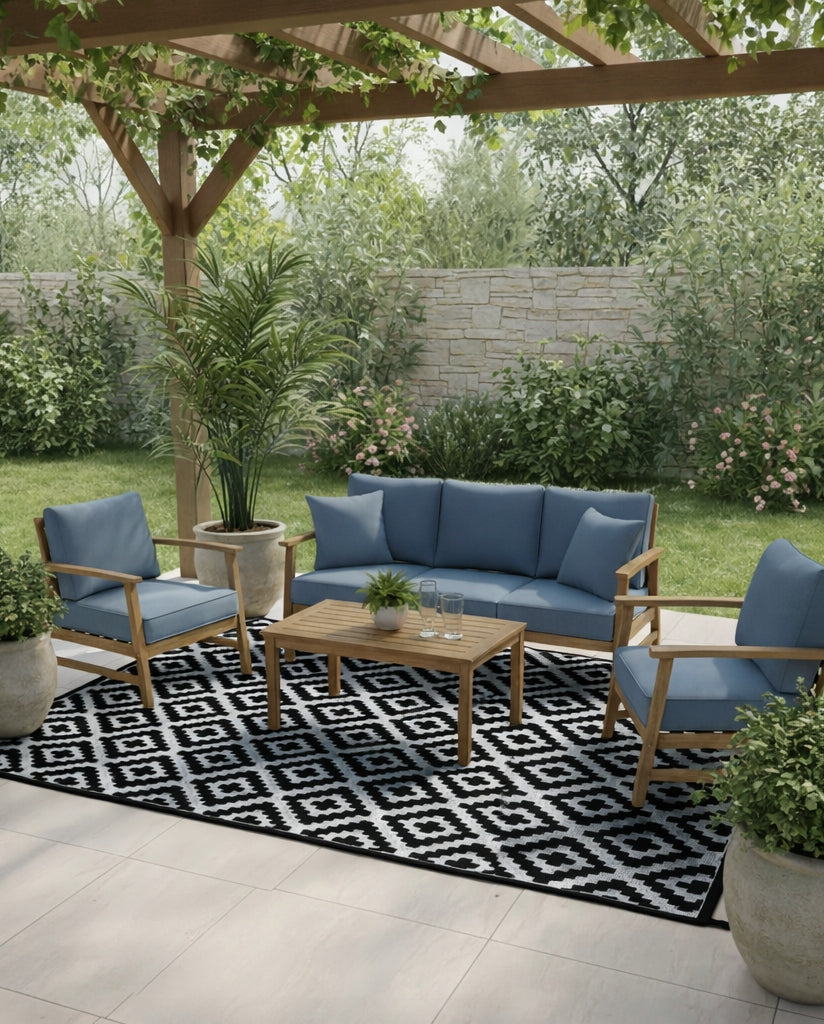 WATERPROOF OUTDOOR CARPET 240x300 TERRACE BALCONY TERRACE DOUBLE SIDED Length 300 cm