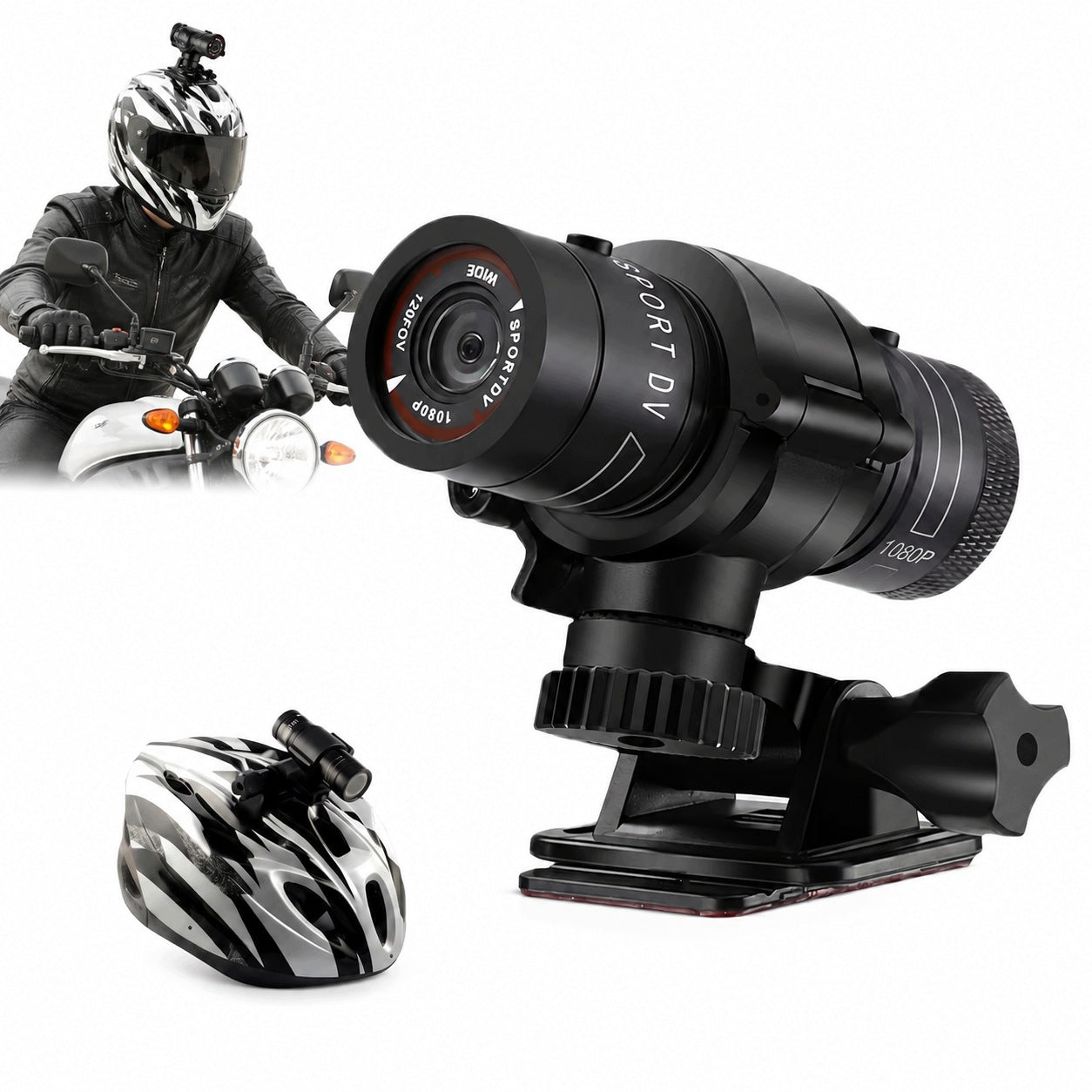 WATERPROOF OUTDOOR SPORTS VIDEO CAMERA, FULL HD 1080P RESOLUTION