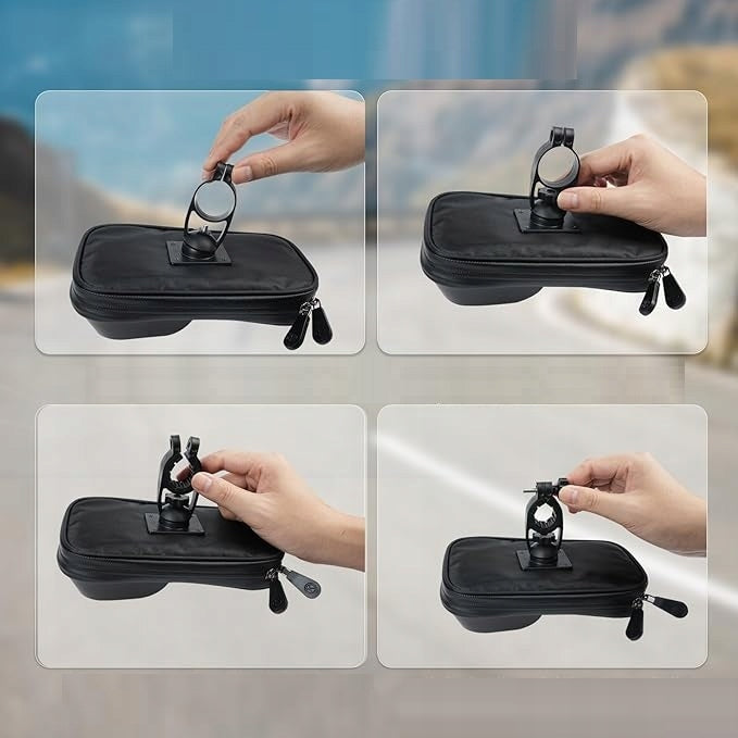 WATERPROOF RESISTANT PHONE HOLDER BIKE MOTOR ROTATED 360 DEGREES Brand Flintronic