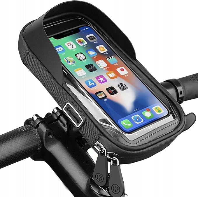 WATERPROOF RESISTANT PHONE HOLDER BIKE MOTOR ROTATED 360 DEGREES