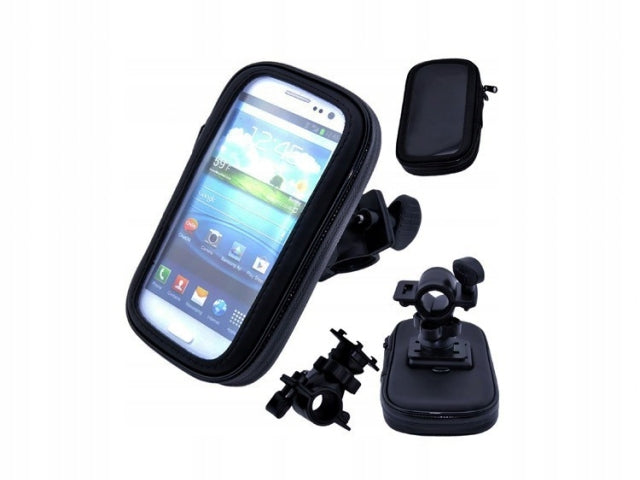 WATERPROOF SMARTPHONE PHONE HOLDER FOR BICYCLE HANDLEBAR SCOOTER 360°