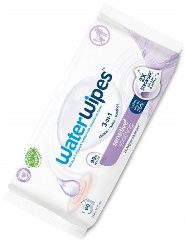 WATERWIPES WET Wipes for Children with Lavender Extract 60 PCS Manufacturer code 5099514003213