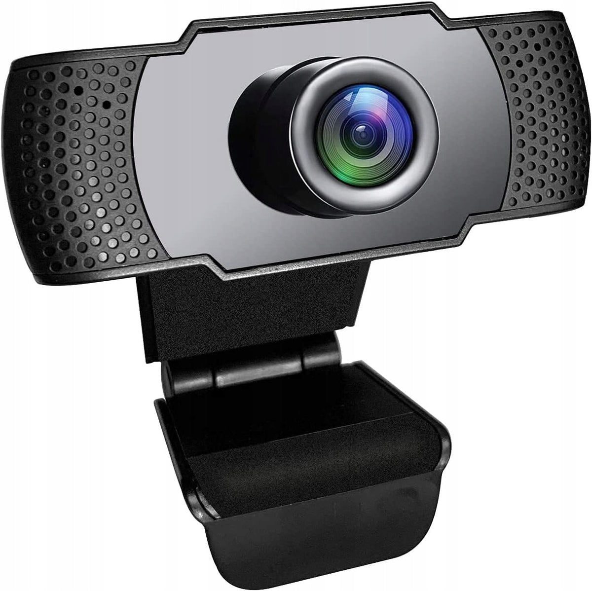 WEBCAM COMPUTER USB 1080P BLACK AUTOFOCUS MICROPHONE