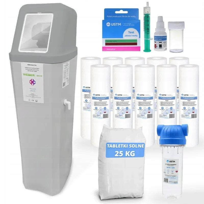 WEBER AQUA WS-30-LCD Water Softener with Kit