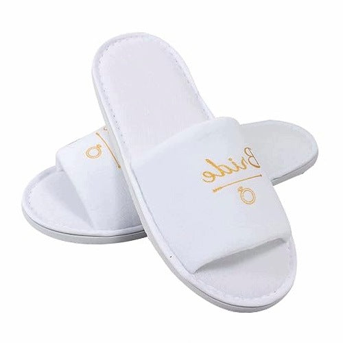 WEDDING SLIPPERS FOR BRIDE NON-SLIP WHITE COMFORTABLE 41 for home