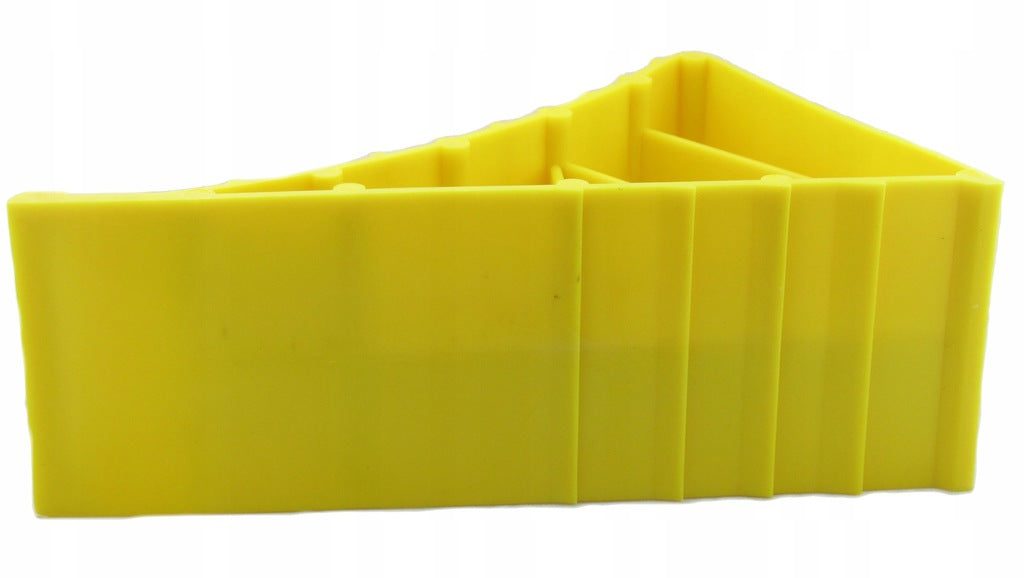 WEDGE UNDER WHEEL LOCK 2 pieces yellow Brand Asto