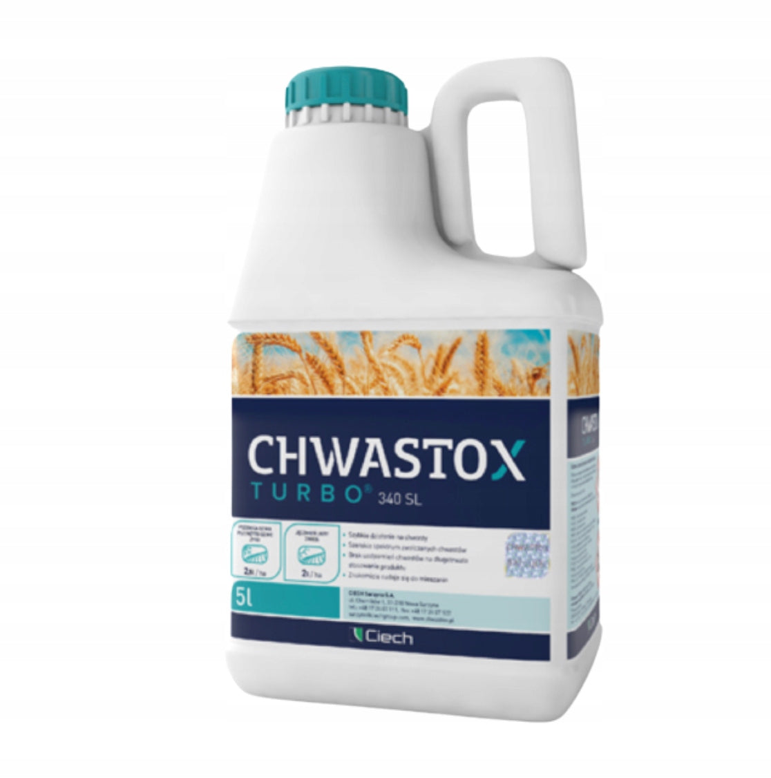 WEEDOX TURBO 340 SL 5L WEED AGENT CIECH REQUIRED CERTIFICATE