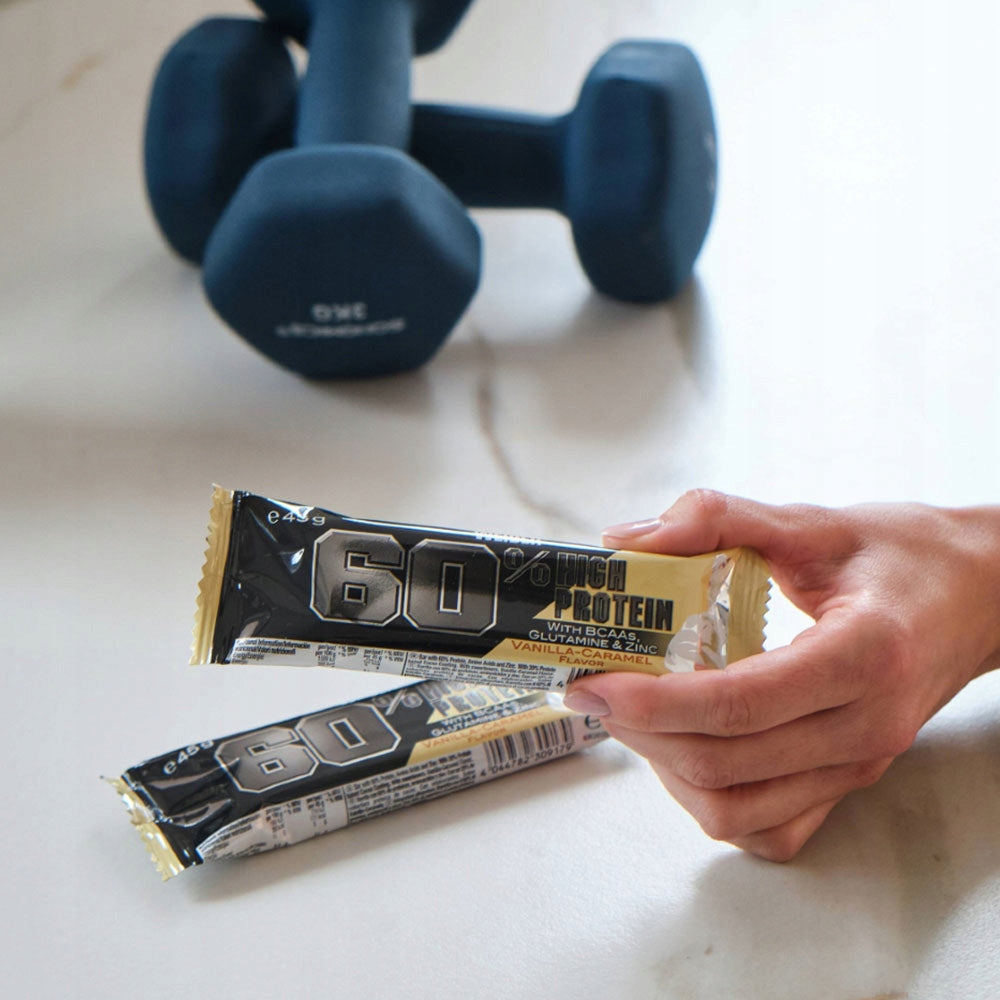 WEIDER 60% PROTEIN BAR VANILLA - 45g x 24 pcs. Expiration date at least 1 year from the date of purchase