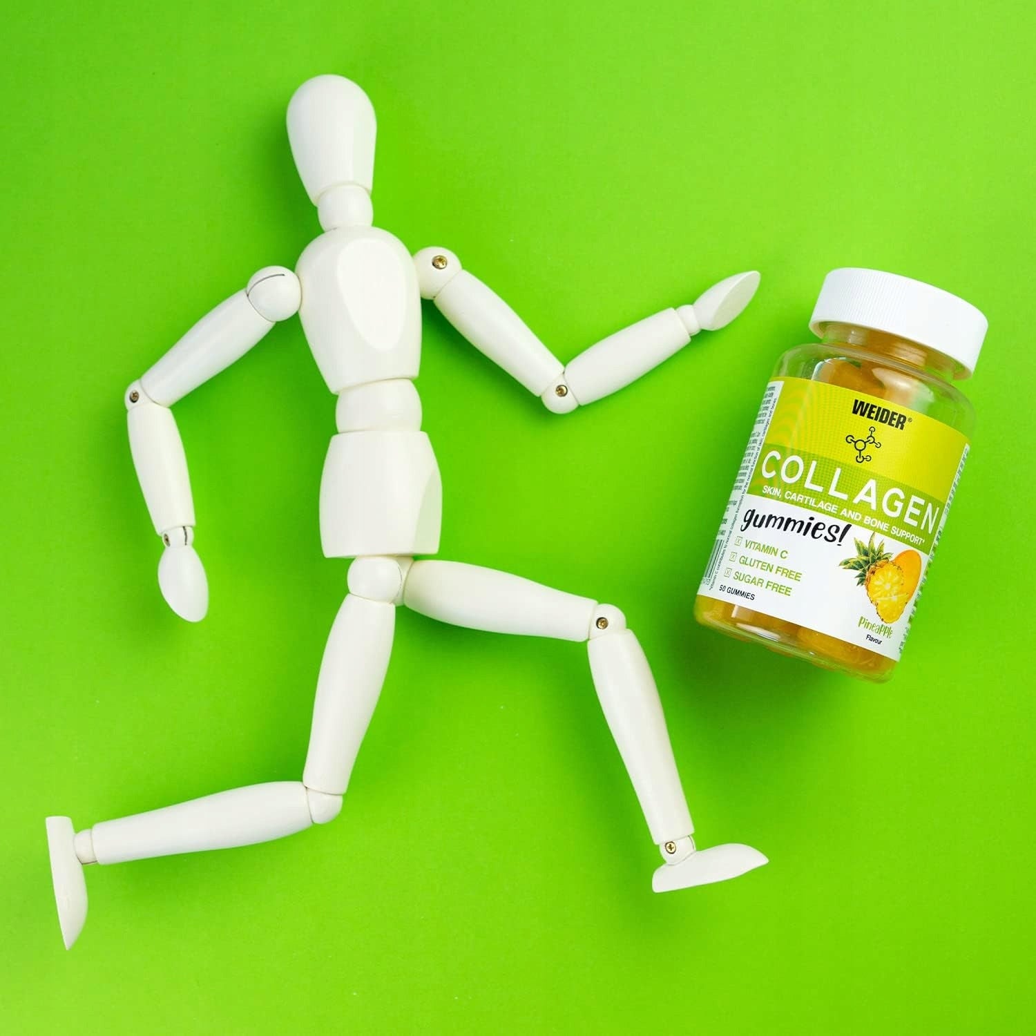 WEIDER COLLAGEN GUMMIES 50 PCS. FOR JOINTS HAIR SKIN AND NAILS VITAMIN C Expiration date at least six months from the date of purchase