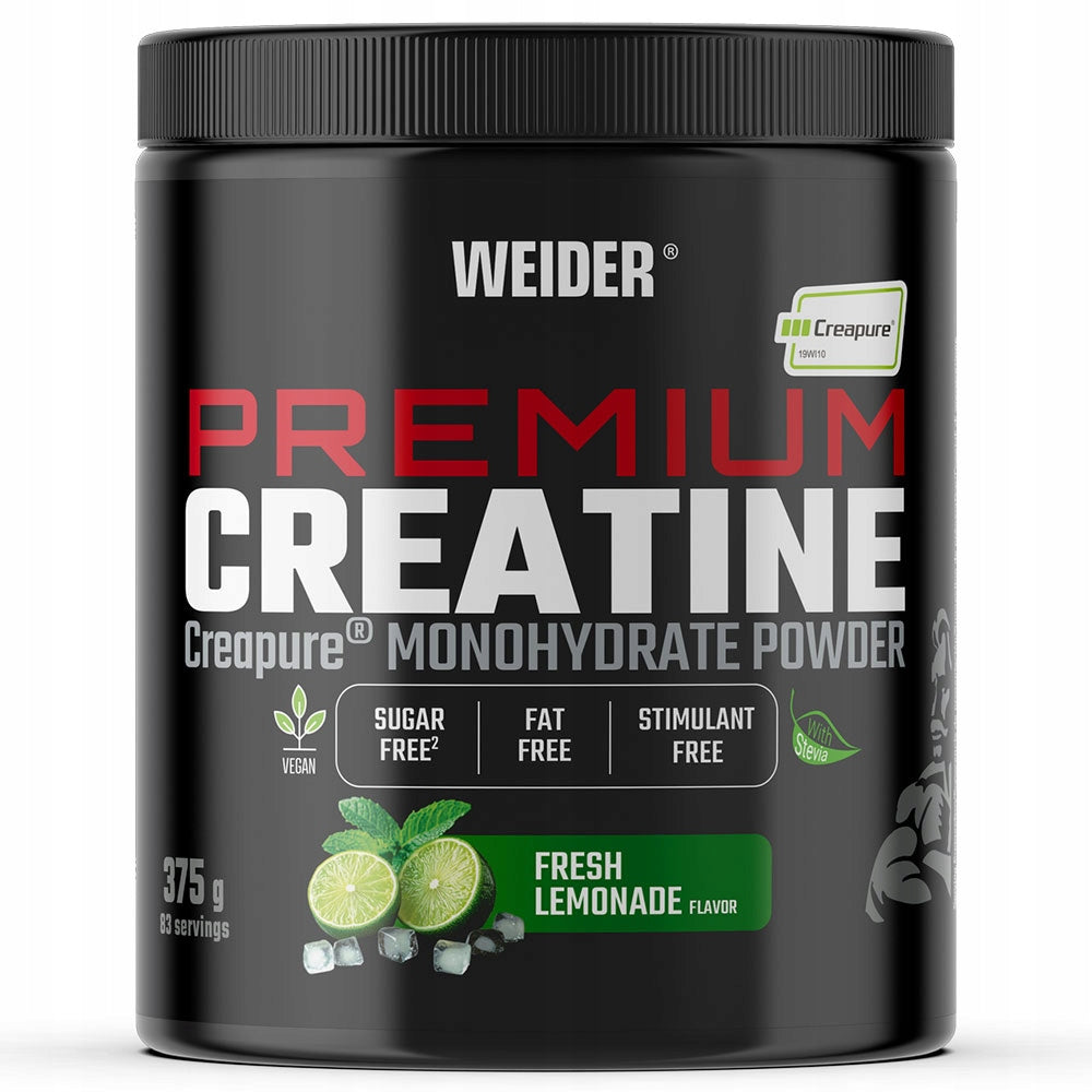 WEIDER PREMIUM CREATINE 375g PURE CREATINE MONOHYDRATE CREAPURE