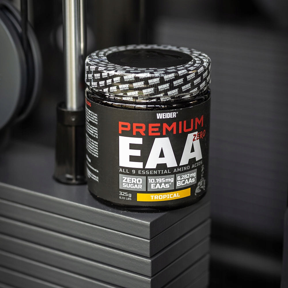 WEIDER PREMIUM EAA 325g ESSENTIAL AMINO ACIDS BCAA LEUCINE - PEACH ICE TEA Manufacturer code Weider Premium EAA Aminokwasy - Peach Ice Tea