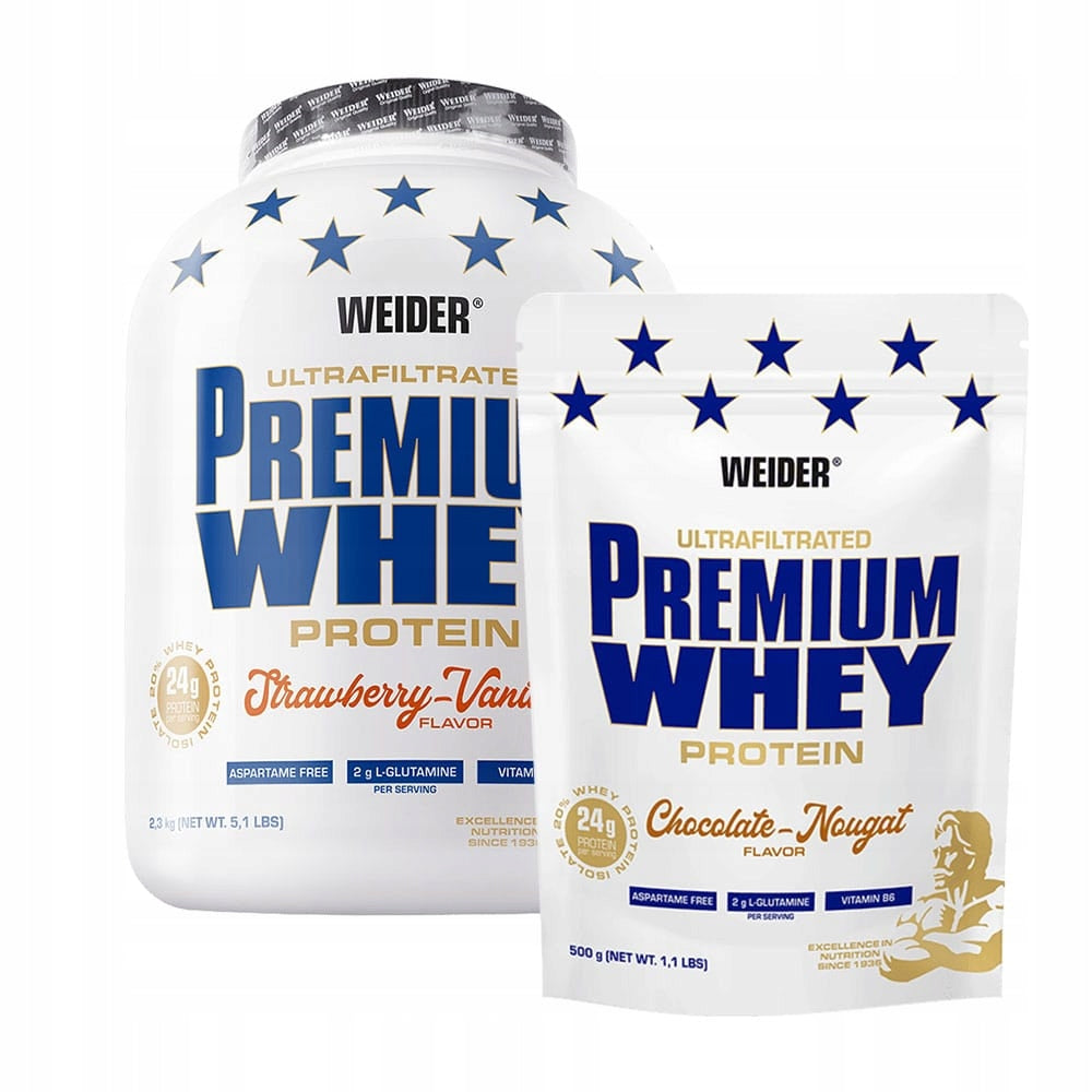 WEIDER PREMIUM WHEY PROTEIN 500g - WHEY PROTEIN WPI WPC CHOCOLATE Packaging status original