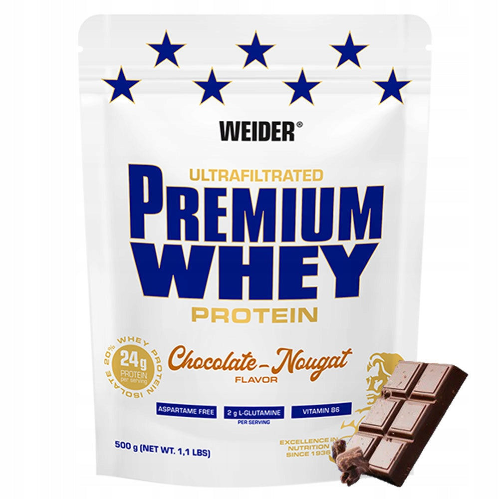 WEIDER PREMIUM WHEY PROTEIN 500g - WHEY PROTEIN WPI WPC CHOCOLATE