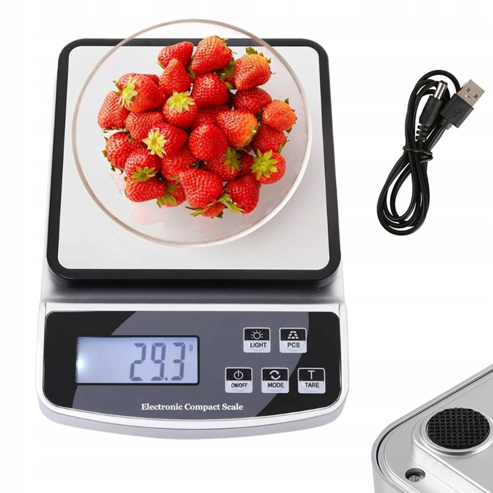WEIGHT 15KG 1g ELECTRONIC SHOP GASTRONOMIC KITCHEN COUNTING NEW