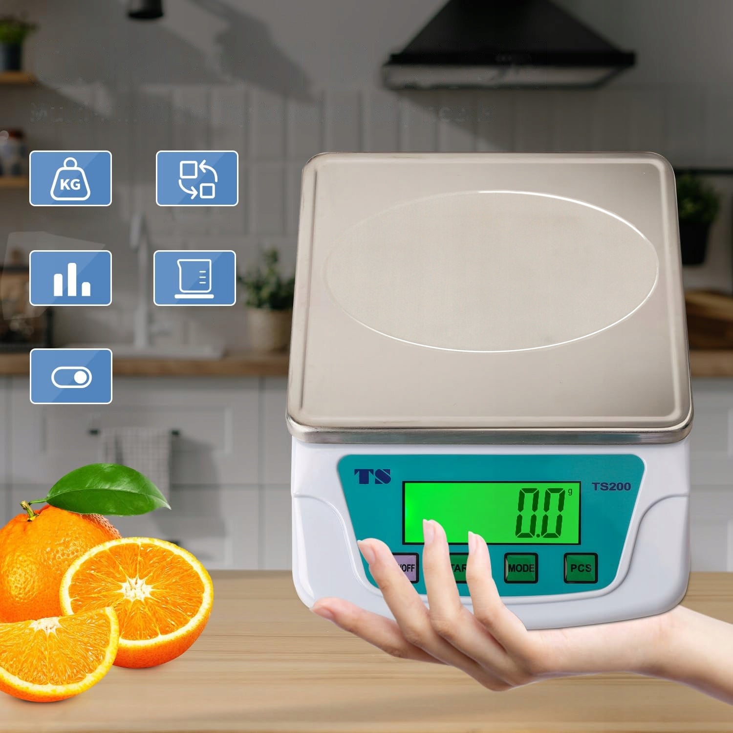 WEIGHT 30KG /1g ELECTRONIC SHOP COUNTING PIECES Manufacturer code Waga elektroniczna 30kg