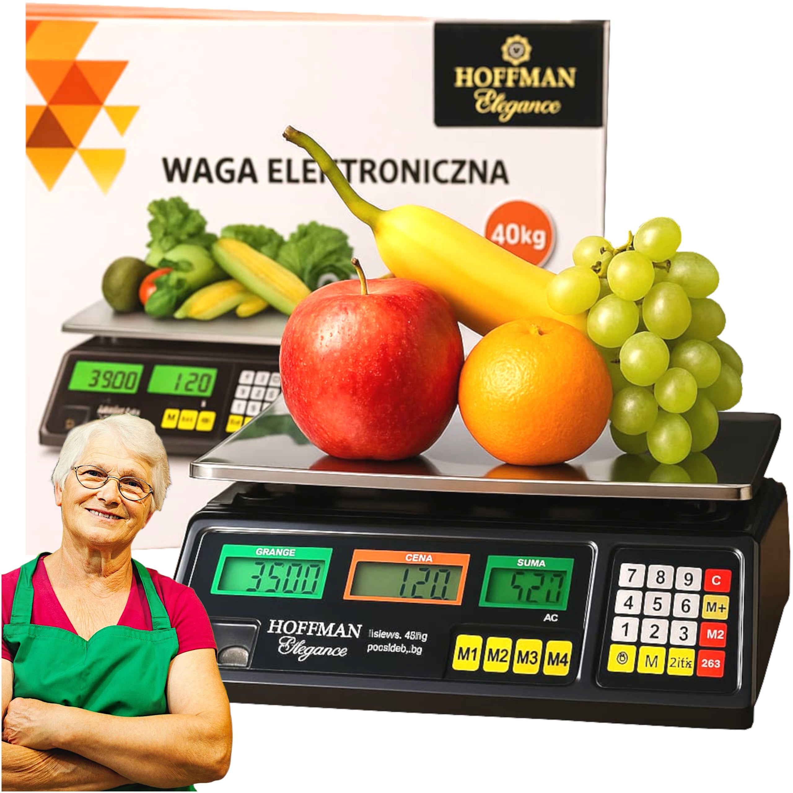 WEIGHT 40kg/5g SHOP ELECTRONIC STORAGE ACCURATE LCD DISPLAYS