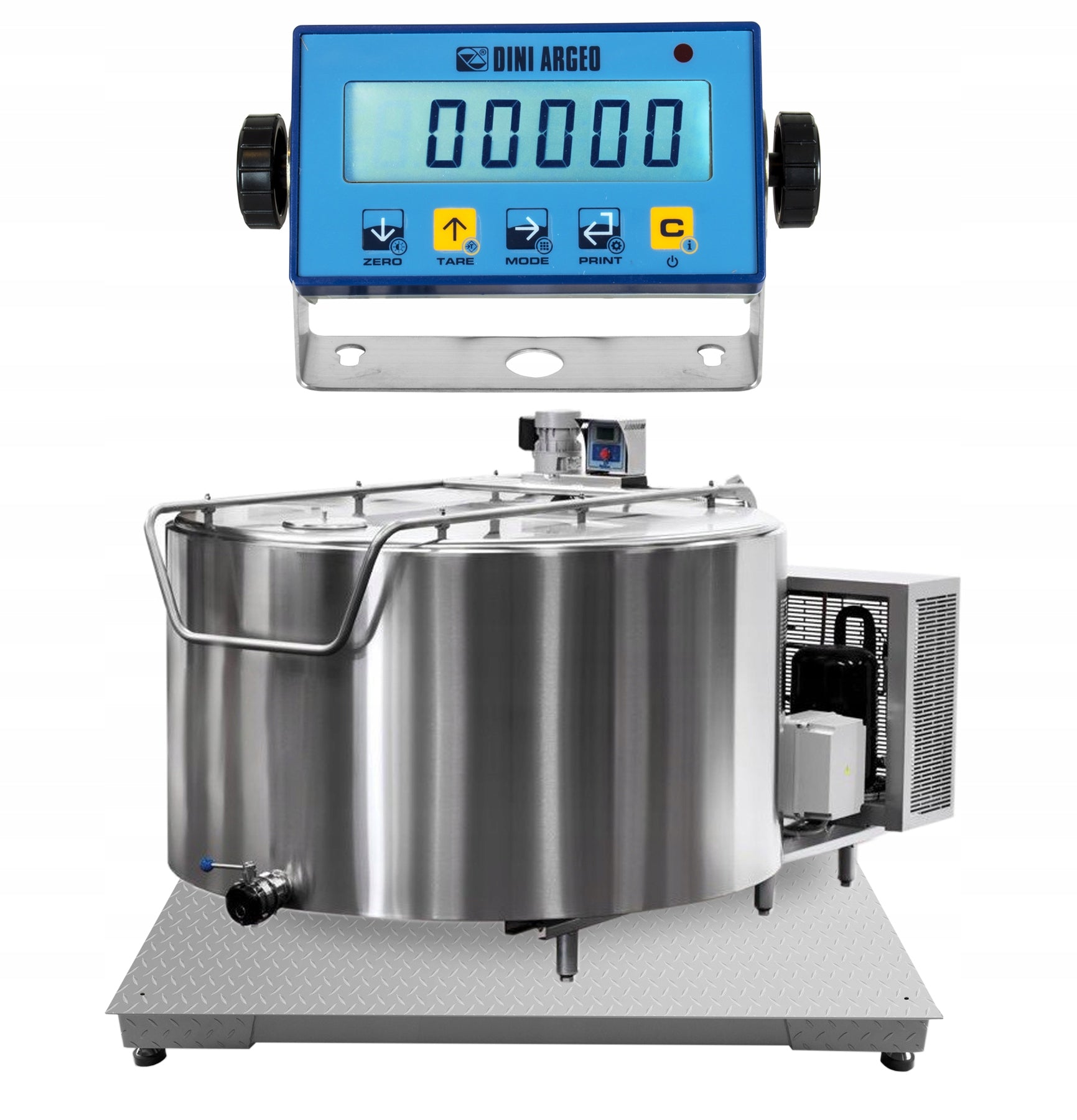 WEIGHT UNDER MILK TANK COOLER 3T 120x220CM WITH LEGALIZATION 3000kg