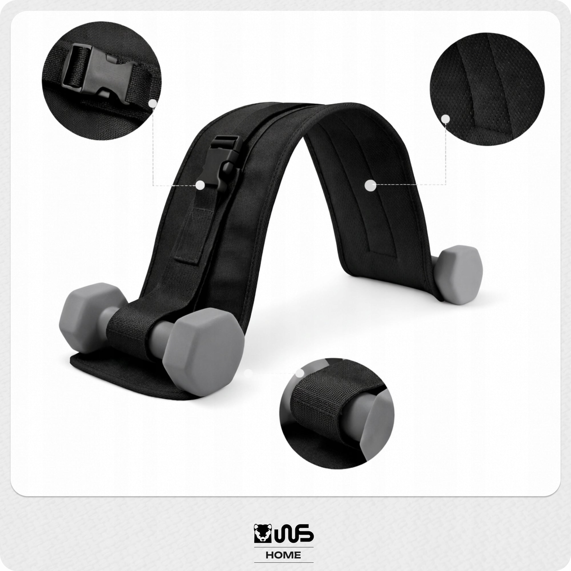 WEIGHTED BELT for Hips HIP TRUST for DUMBBELLS Buttock Training at the Gym Model pas treningowy na biodra do hantli pośladki