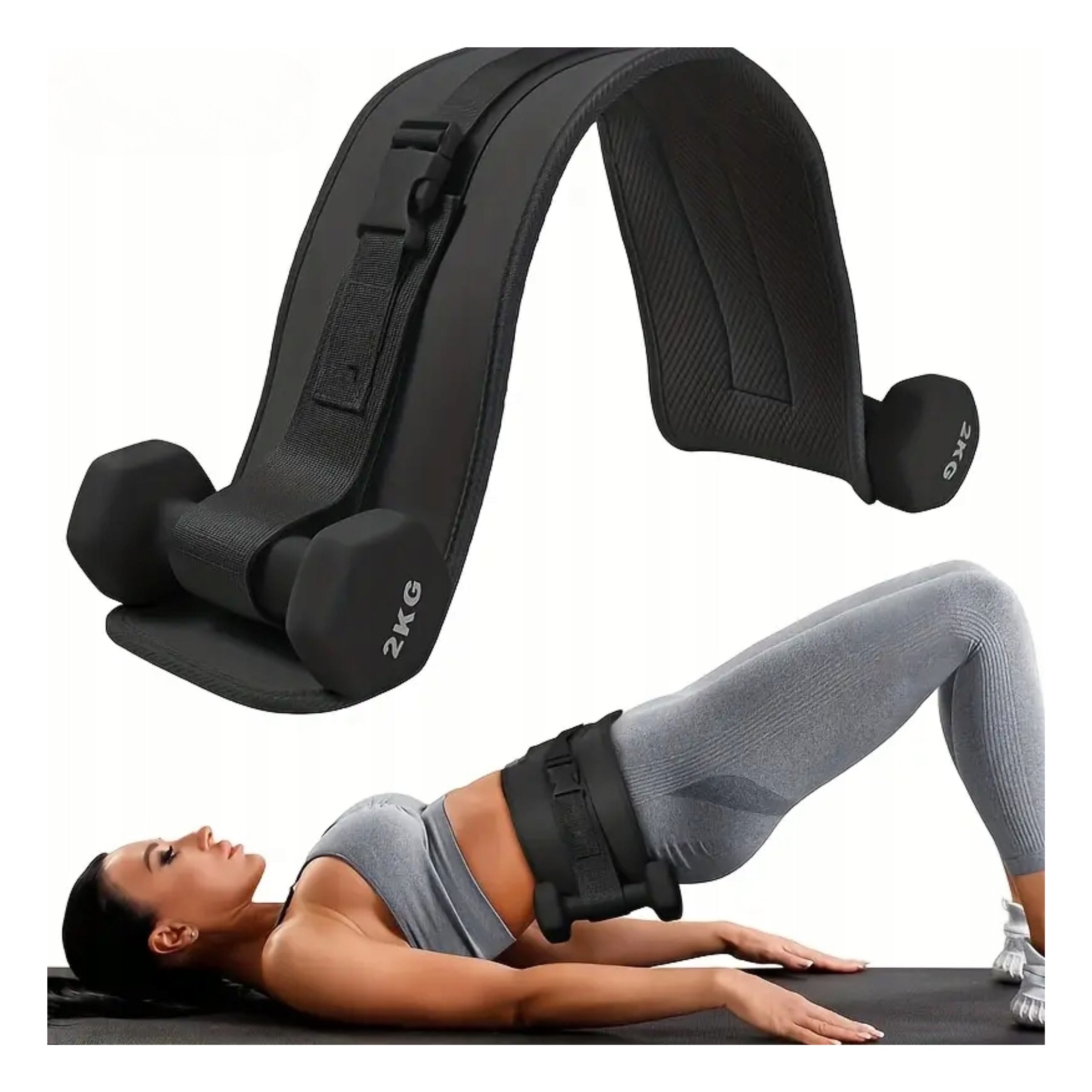 WEIGHTED BELT for Hips HIP TRUST for DUMBBELLS Buttock Training at the Gym