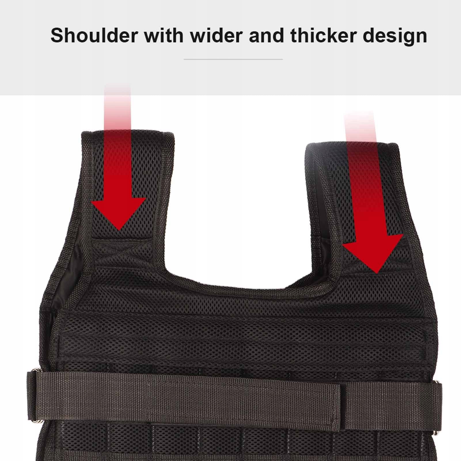 WEIGHTED TRAINING VEST 15 KG Opening diameter 1 mm