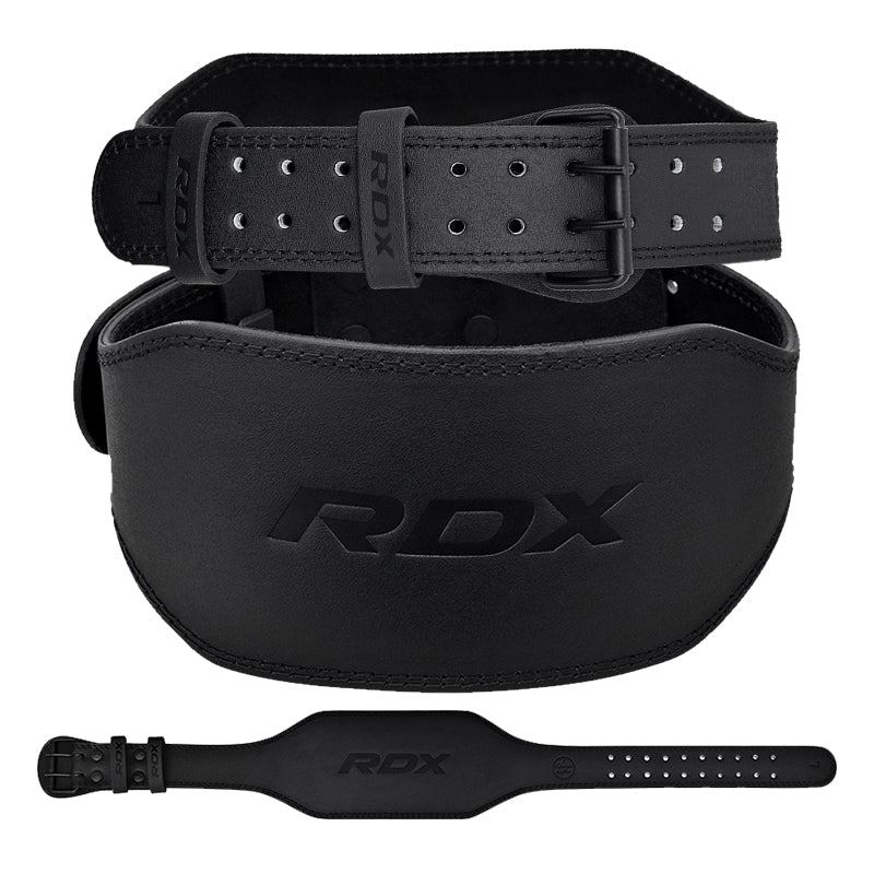WEIGHTLIFTING BELT LEATHER GYM RDX BODYBUILDING TRAINING