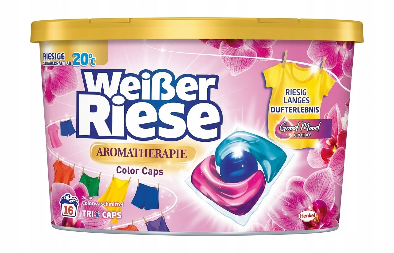 WEISSER RIESE Aromatherapie Color Caps Color Washing Capsules 16 szt.De