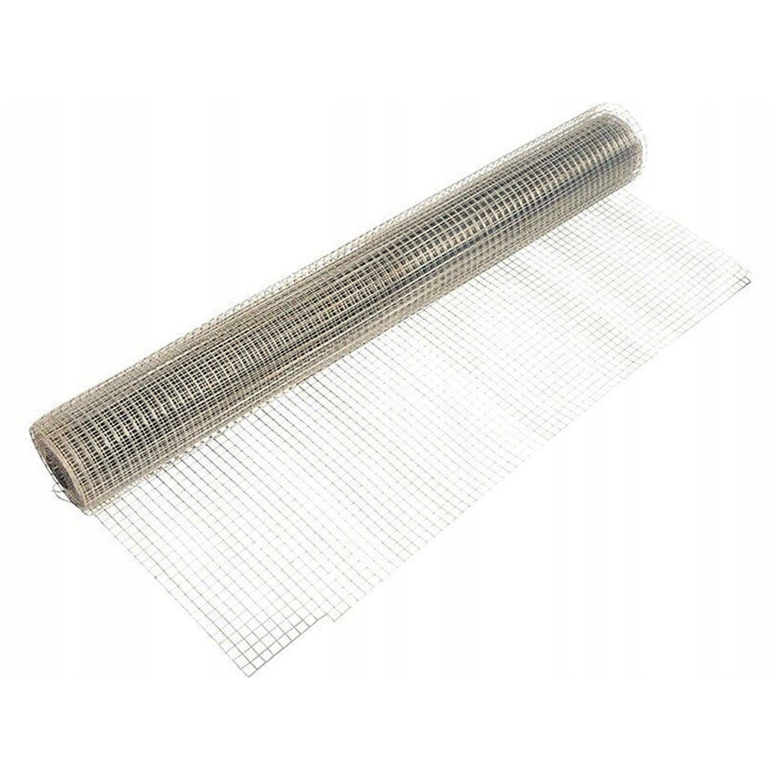WELDED MESH BREEDING AVIARY, height 1m length 25m, eye 13x13mm ZINC Color silver