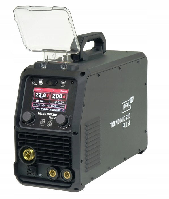 WELDER IDEAL TECNO MIG 210 PULSE LCD BLACK SERIES 4x4 SEMI-AUTOMATIC 230V 155 Brand IDEAL